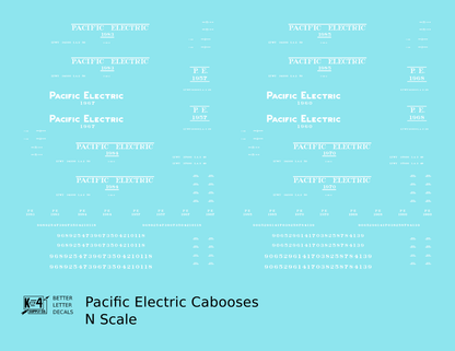 Pacific Electric Caboose White