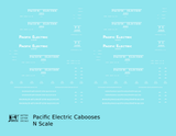 Pacific Electric Caboose White