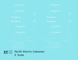Pacific Electric Caboose White