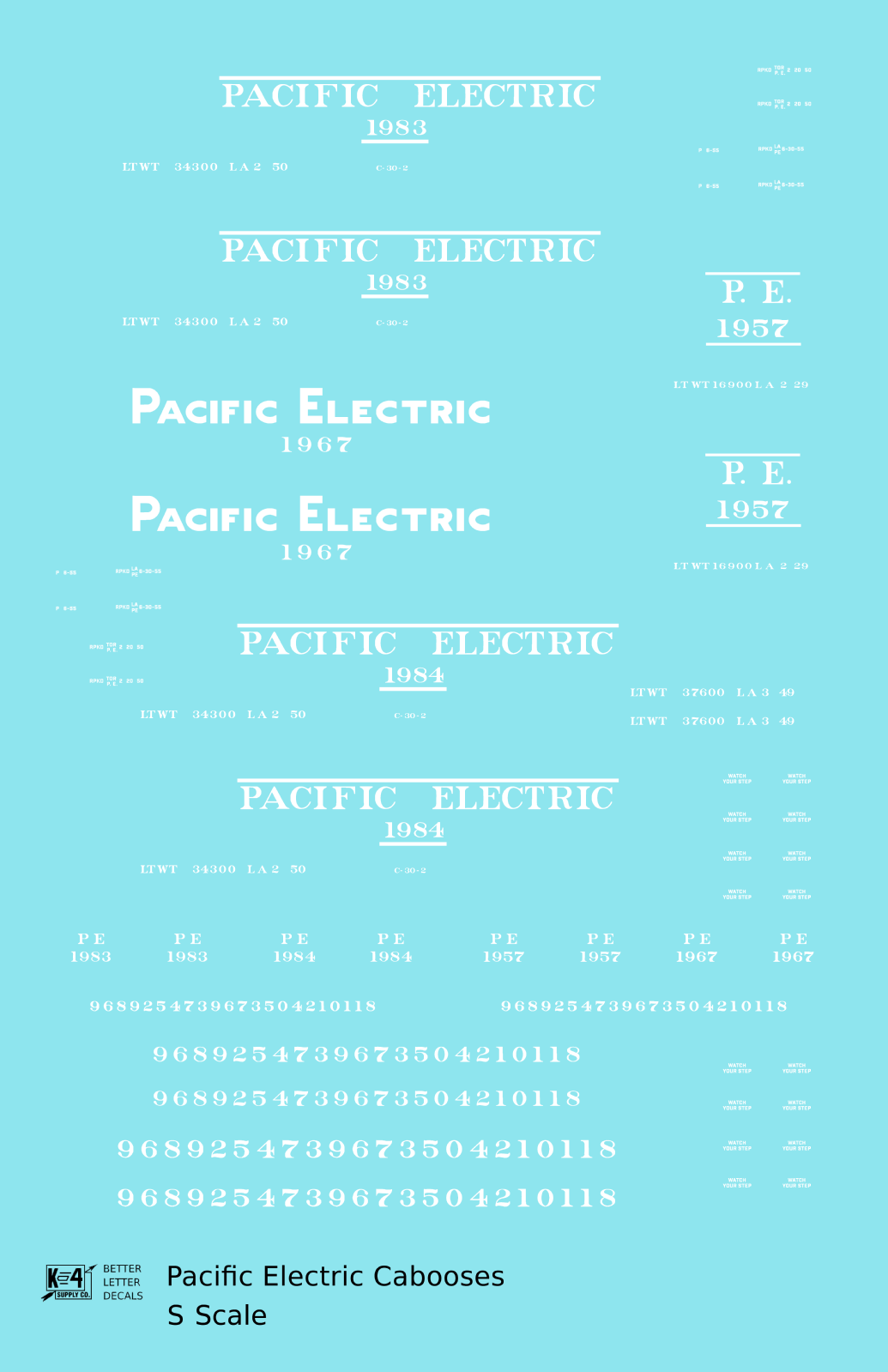 Pacific Electric Caboose White