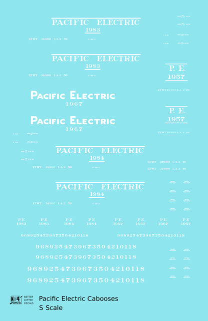 Pacific Electric Caboose White