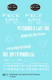 Pittsburgh and Lake Erie 40 Ft Boxcar Serves the Steel Centers P&LE