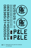 Pittsburgh and Lake Erie Caboose Black P&LE
