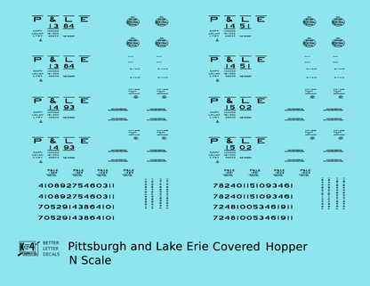 Pittsburgh and Lake Erie Covered Hopper Black New York Central P&LE