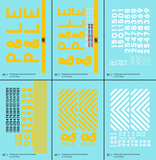 Pittsburgh and Lake Erie Diesel Locomotive Yellow and White  - Decal - Choose Scale