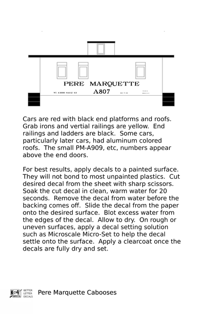 Pere Marquette Caboose White