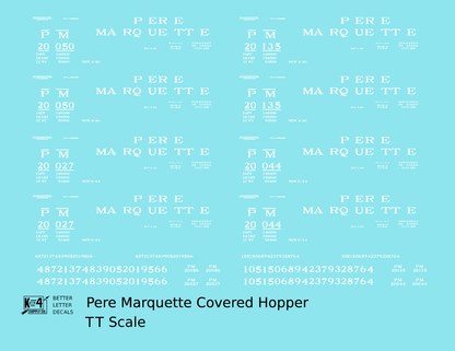 Pere Marquette Covered Hopper White