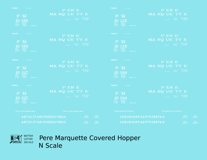 Pere Marquette Covered Hopper White