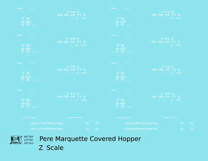 Pere Marquette Covered Hopper White