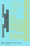Pere Marquette Steam Locomotive Dulux Gold  - Decal Sheet