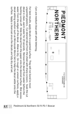 Piedmont & Northern 50 Ft PS1 Boxcar White  - Decal