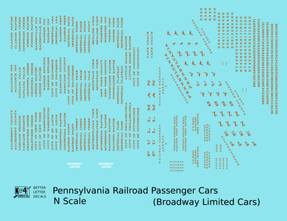 Pennsylvania Railroad Broadway Ltd Passenger Car Bronze Gold