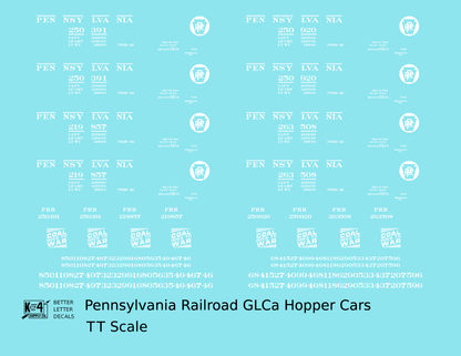 Pennsylvania Railroad GLCa Twin Hopper Car Coal Goes To War