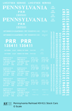 Pennsylvania Railroad K9, K11 Stock Car White