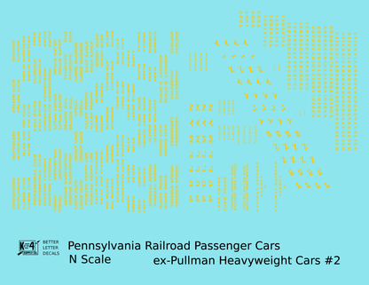 Pennsylvania Railroad Ex-Pullman Heavyweight Passenger Cars Dulux Gold #2