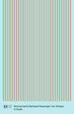 Pennsylvania Railroad Passenger Car Stripes  Bronze Gold