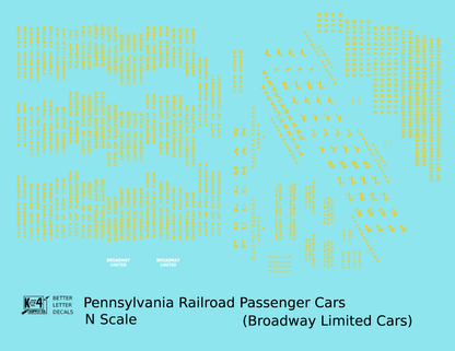 Pennsylvania Railroad Broadway Ltd Passenger Car Dulux Gold