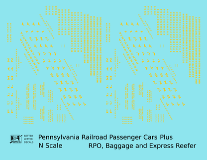 Pennsylvania Railroad Passenger Car Dulux Gold