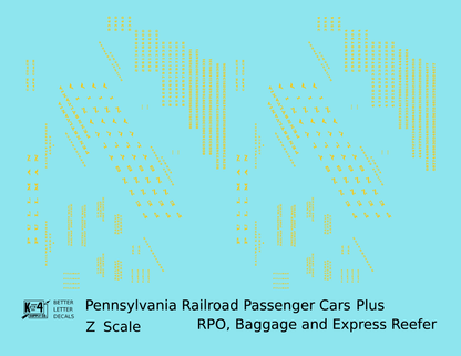 Pennsylvania Railroad Passenger Car Dulux Gold