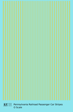 Pennsylvania Railroad Passenger Car Stripes  Dulux Gold