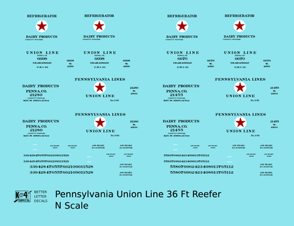 Pennsylvania Union Line Wood Ice Reefer Black