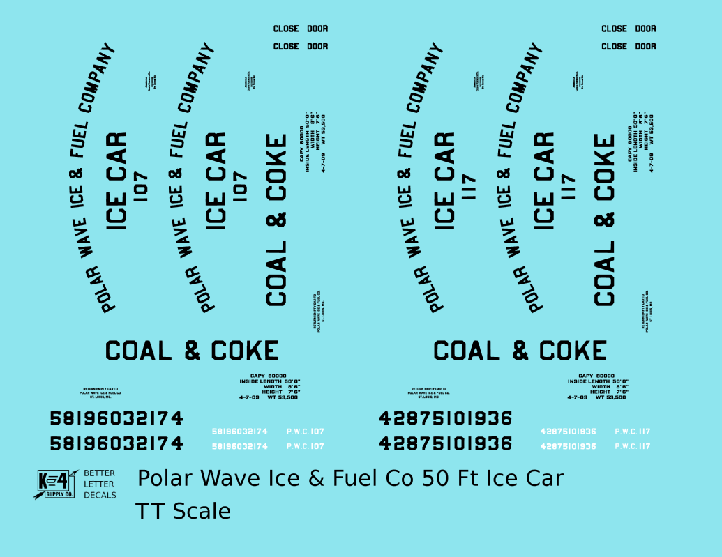 Polar Wave Ice & Fuel Ice Reefer Insulated Car Black