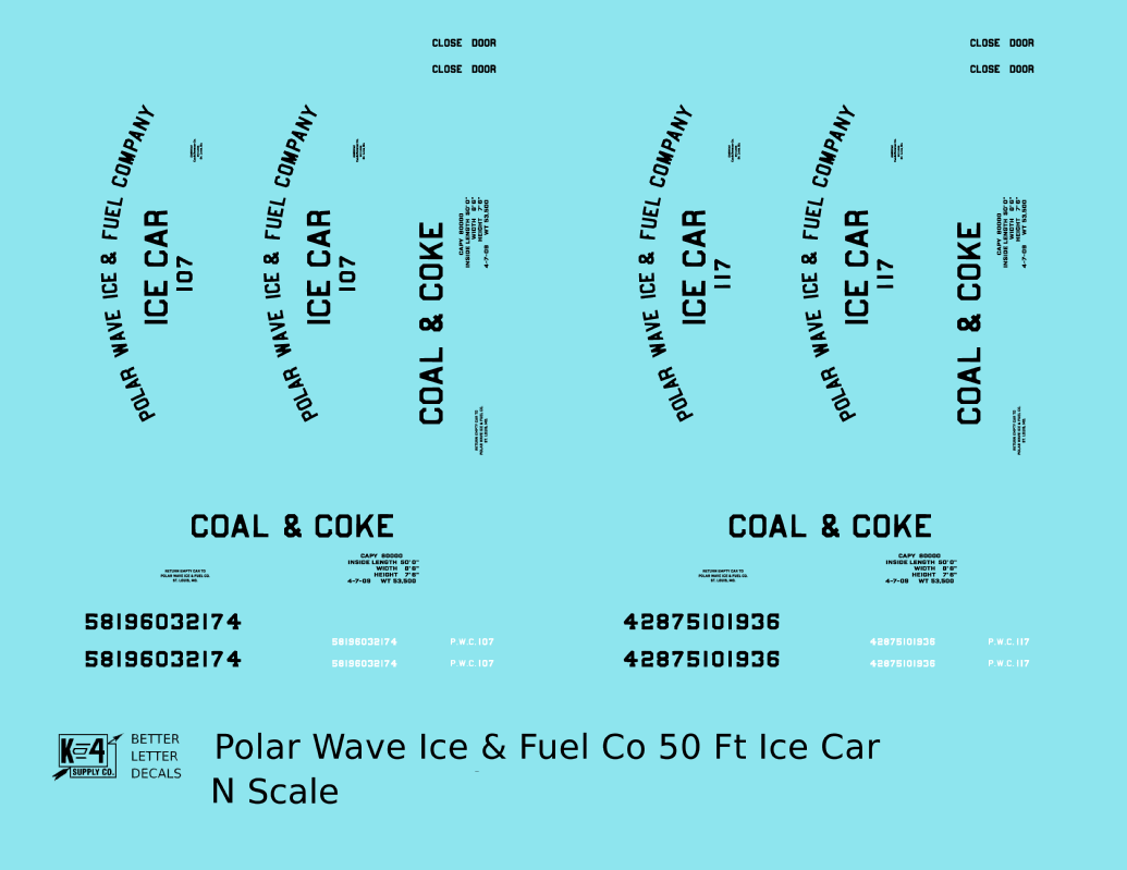 Polar Wave Ice & Fuel Ice Reefer Insulated Car Black