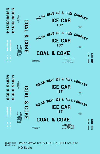 Polar Wave Ice & Fuel Ice Reefer Insulated Car Black
