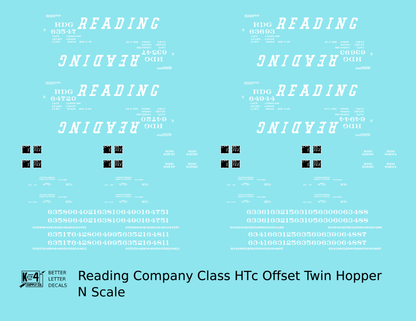 Reading Class HTC Offset Twin Hopper White
