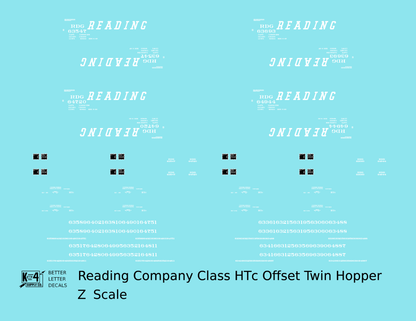 Reading Class HTC Offset Twin Hopper White
