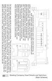 Reading Diesel Locomotive Dulux Gold Early Plain Scheme - Decal