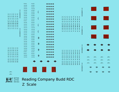 Reading Budd RDC Rail Diesel Car Black
