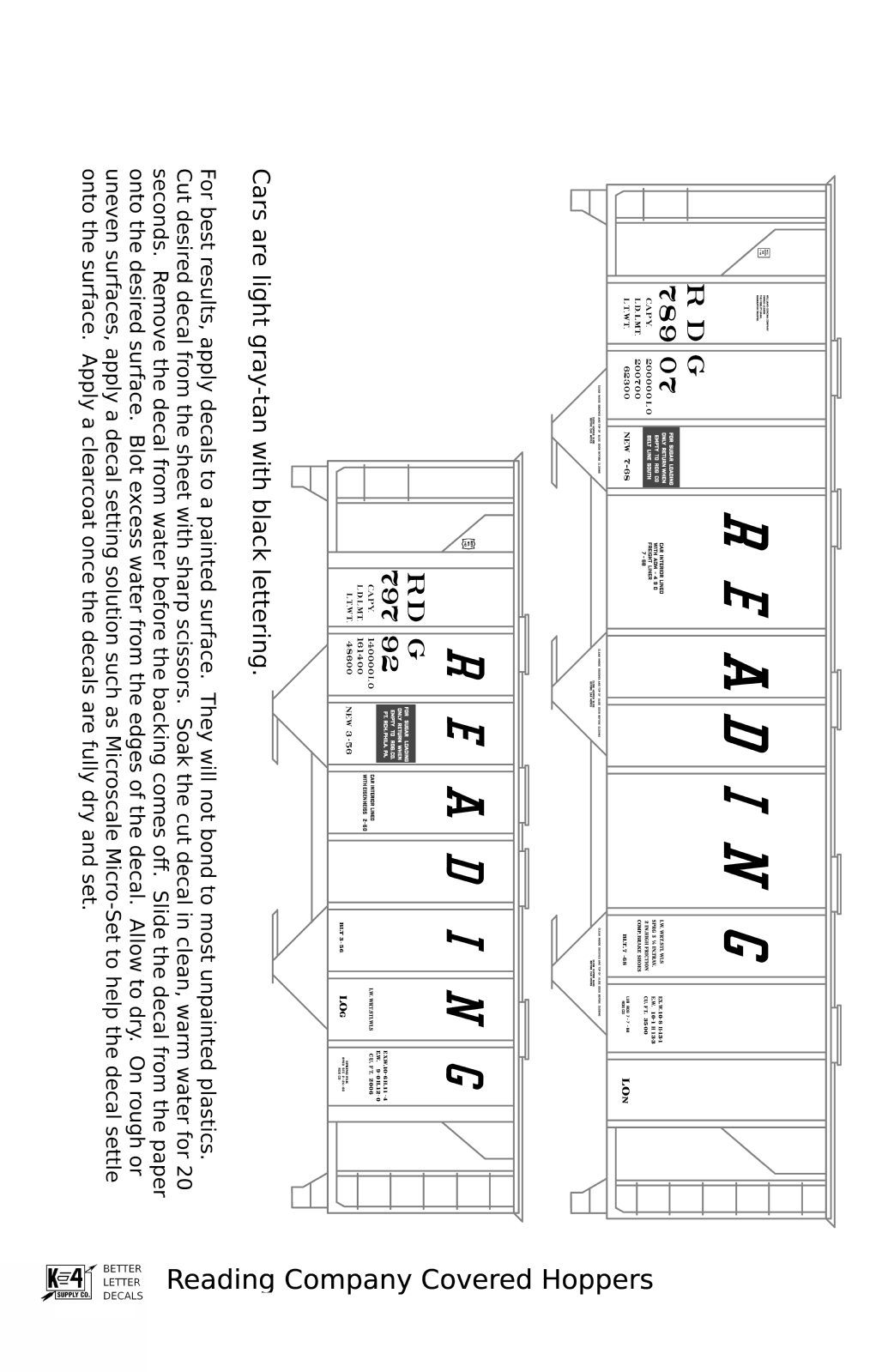 Reading Covered Hopper Black