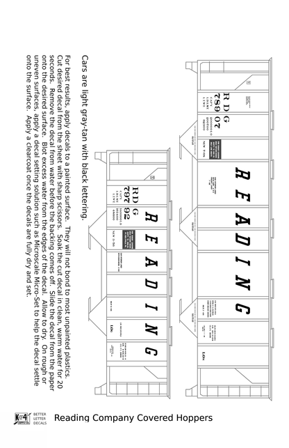 Reading Covered Hopper Black
