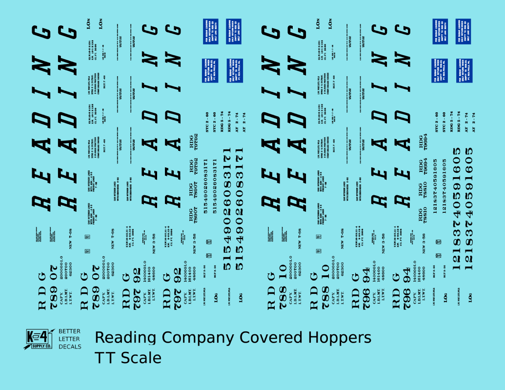 Reading Covered Hopper Black
