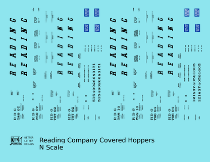 Reading Covered Hopper Black