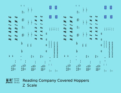 Reading Covered Hopper Black