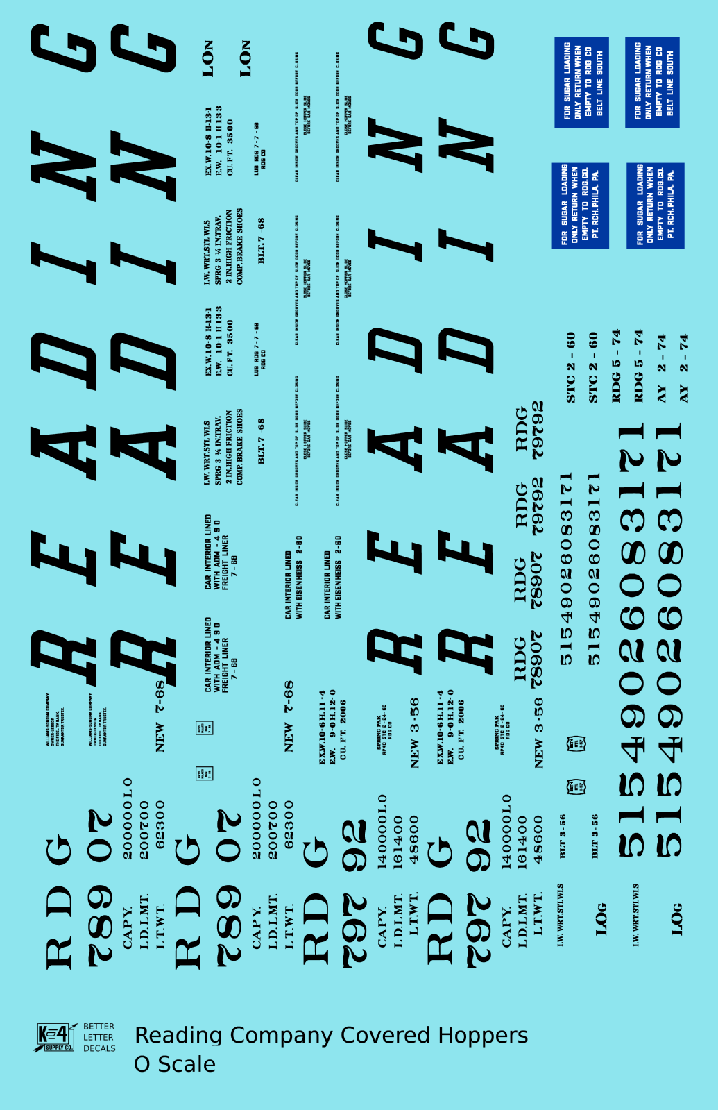 Reading Covered Hopper Black
