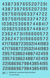 EMD/ALCO 1940s Reflective Locomotive Numbers  Silver  - Decal - Choose Scale