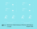 Richmond, Fredericksburg & Potomac 50 Ft Boxcar White RF&P
