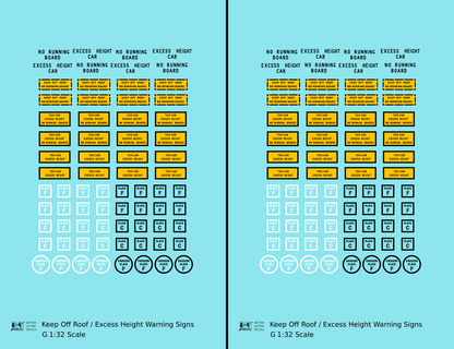 Excess Height Car Markings