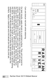 Raritan River 50 Ft Ribbed Boxcar White  - Decal