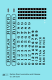 Raritan River Diesel Locomotive and Caboose  - Decal - Choose Scale