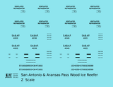San Antonio and Aransas Pass Bohn Patent Ice Reefer Black