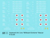Seaboard Air Line Billboard Scheme 40 / 50 Ft Boxcar White and Red
