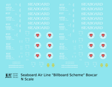Seaboard Air Line Billboard Scheme 40 / 50 Ft Boxcar White and Red