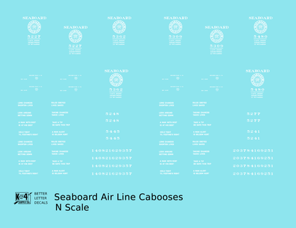 Seaboard Air Line Caboose White