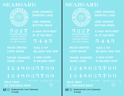 Seaboard Air Line Caboose White