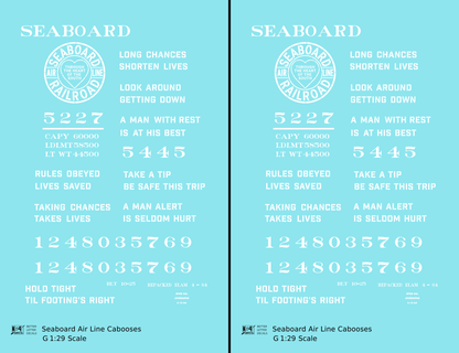 Seaboard Air Line Caboose White
