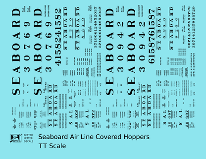 Seaboard Air Line Covered Hopper Black